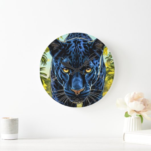 Zwarte panter grote klok (Huis)