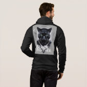 Zwarte panter hoodie (Achterkant volledig)