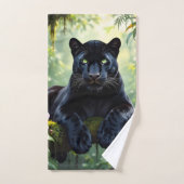 Zwarte Panter in de Jungle Bad Handdoek (Handdoek)
