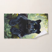 Zwarte Panter in de Jungle Bad Handdoek (Handdoek)