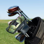 Zwarte panter in de jungle golfheadcover (Insitu)