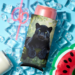 Zwarte Panter in de Jungle Seltzer Blikjeskoeler
