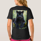 Zwarte Panter in de Jungle T-shirt (Achterkant)