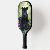 Zwarte panter in het Oerwoud Pickleball Paddle (Links)