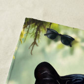 Zwarte panter in het Oerwoud Strandlaken (In situ)