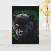 Zwarte Panter Kaart (Gele Bloem)