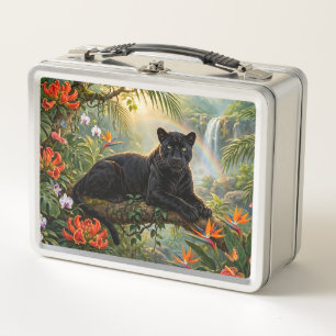 Zwarte Panter Kenia Jungle Bloemen Waterval