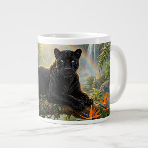 Zwarte Panter Kenia Jungle Bloemen Waterval Grote Koffiekop