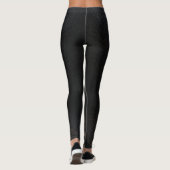 Zwarte panter kleur legging (Achterkant)