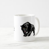 Zwarte panter koffiemok (Voorkant rechts)