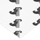 zwarte panter korte tafelloper (Hoek)