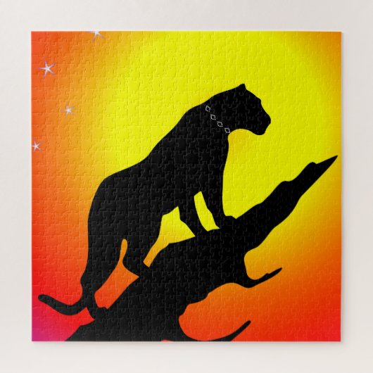 Zwarte Panter Legpuzzel (Verticaal)