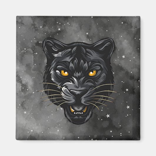 Zwarte Panter Magneet (Voorkant)