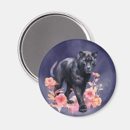 Zwarte panter magneet (Voorkant / Achterkant)