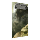 Zwarte panter mini klembord (Schuin)