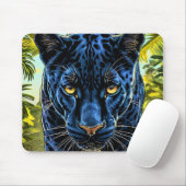 Zwarte panter muismat (Met muis)