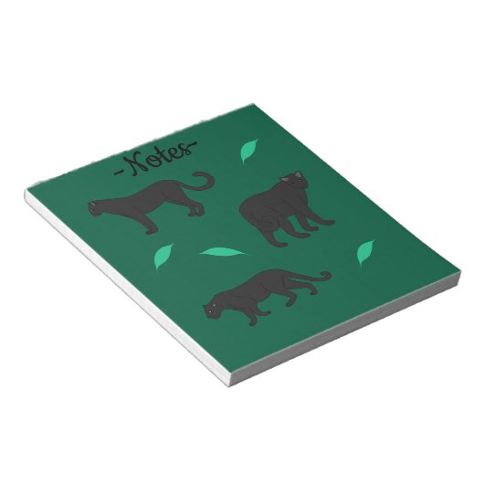 Zwarte Panter Notitieblok (Schuin)