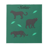 Zwarte Panter Notitieblok (Voorkant)