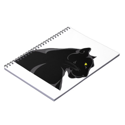 zwarte panter notitieboek (Linkerzijde)