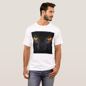 Zwarte Panter Ogen T-shirt (Voorkant volledig)