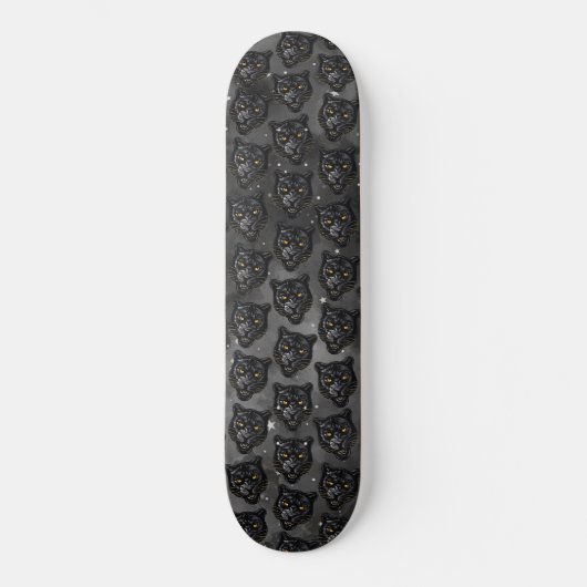Zwarte Panter Persoonlijk Skateboard (Voorkant)