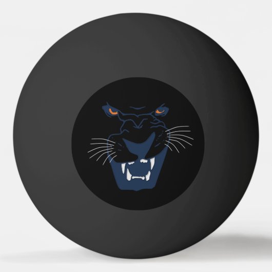 Zwarte panter pingpongbal (Voorkant)