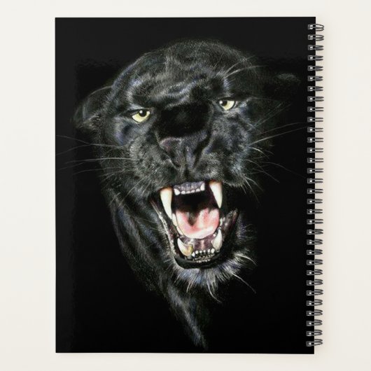 Zwarte panter planner (Achterkant)