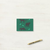 Zwarte Panter Post-it® Notes (Op bureau)