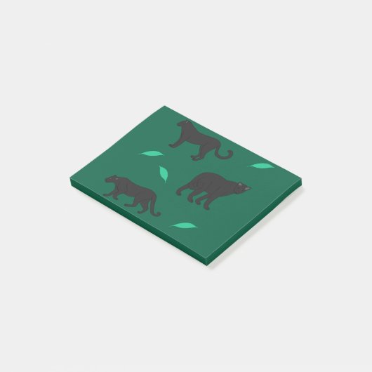 Zwarte Panter Post-it® Notes (Schuin)