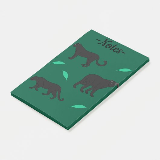 Zwarte Panter Post-it® Notes (Schuin)