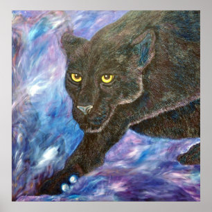 Zwarte panter poster