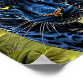 Zwarte panter poster (Hoek)