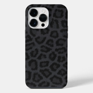 Zwarte Panter Print iPhone 14 Pro Max Hoesje