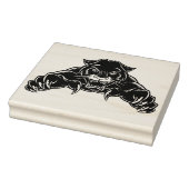 Zwarte panter rubberstempel (Stempel)