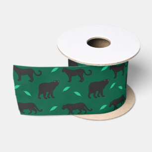 Zwarte Panter Satijnen Lint