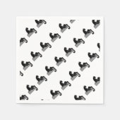 zwarte panter servetten (Voorkant)