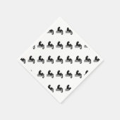 zwarte panter servetten (Hoek)