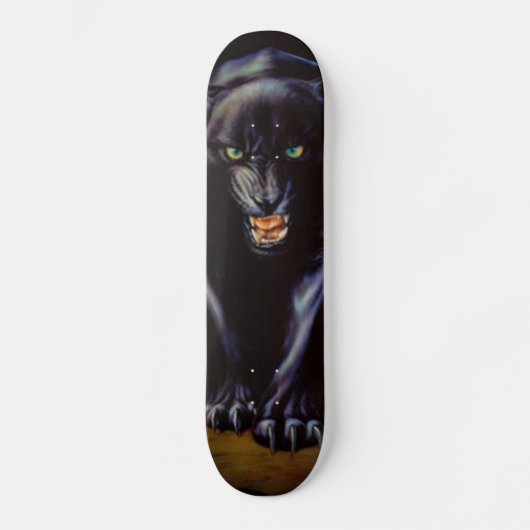 Zwarte panter skateboard (Voorkant)