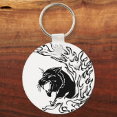 Zwarte panter sleutelhanger (Voorkant)