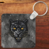 Zwarte Panter Sleutelhanger (Achterkant)