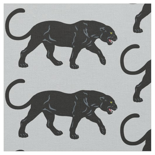 zwarte panter stof (Close Up)