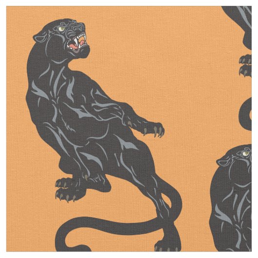 zwarte panter stof (Close Up)