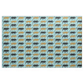 zwarte panter stof (Yard (91,4 cm))