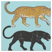 zwarte panter stof (Close Up)