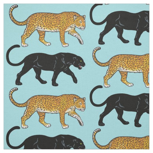 zwarte panter stof (Swatch)