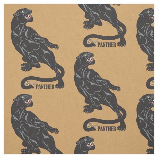 zwarte panter stof (Swatch)