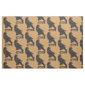 zwarte panter stof (Fat Quarter)