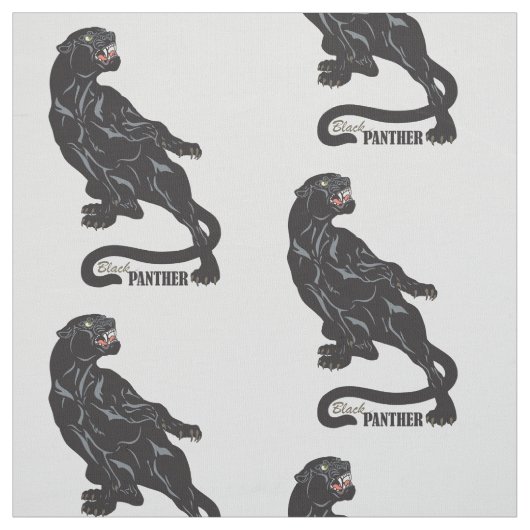 zwarte panter stof (Swatch)