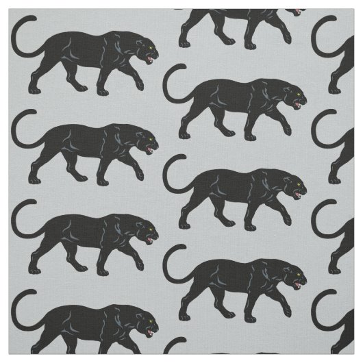 zwarte panter stof (Swatch)