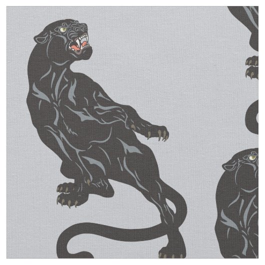 zwarte panter stof (Close Up)